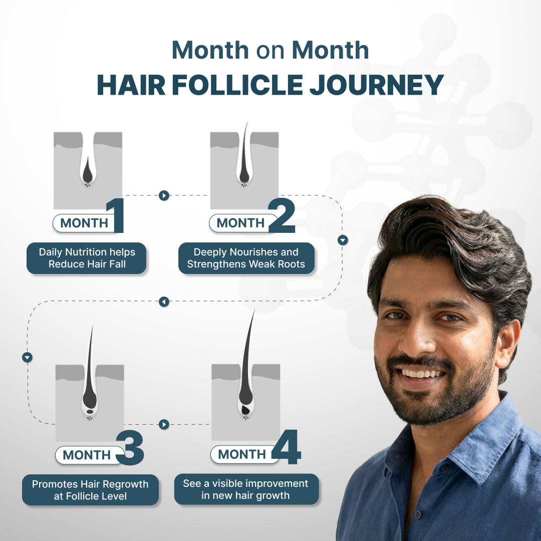 Cyclical Nutrition Supplement Kit for Hair Fall